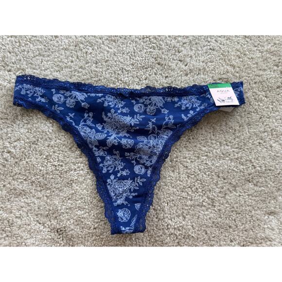 Women’s Aqua Thong Panties – L – Multiple Colors & Prints – Sexy Comfortable NWT - Picture 13 of 14